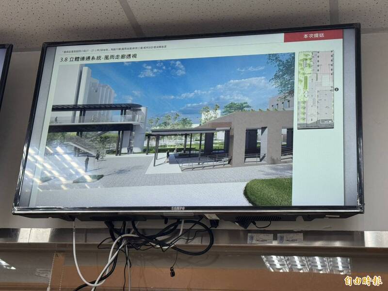 「南山A21綠環塔」連通至北市府天橋今都審 可串接捷運藍、紅線