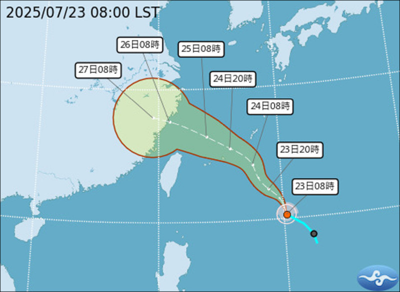雙颱先後生成 北部今明防大雨