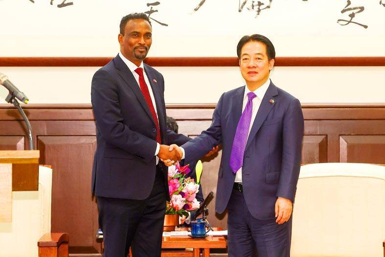 《TAIPEI TIMES》President meets with Somaliland group