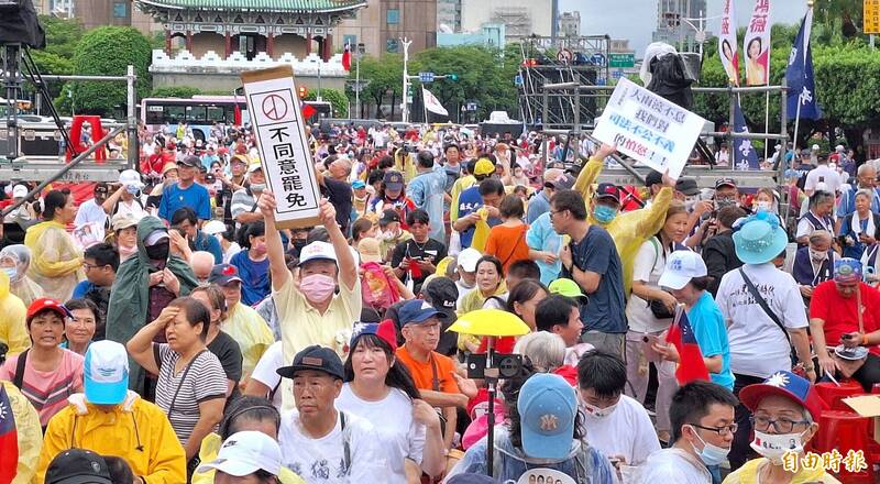 藍營「不同意罷免」選前之夜  高虹安：市長被罷掉等於沒收市民權力