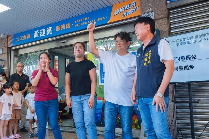 守住最危險選區 黃建賓：台東人不分顏色 都是同一陣線