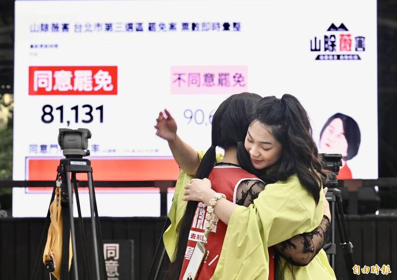 達標25％仍未通過 罷團志工含淚高喊「監督王鴻薇」