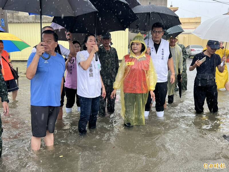 6小狂下300毫米 雲林水林多村落淹水達50公分