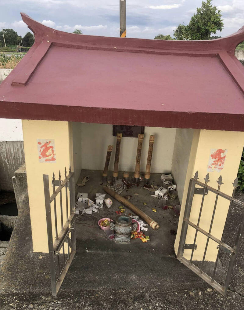 「冠軍帽廟」顯神威！ 男子狂砸5宮廟 順澤宮前遭逮
