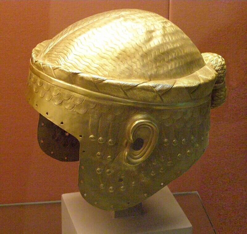 4600年前的潮男王子！ 黃金頭盔竟是「丸子頭」