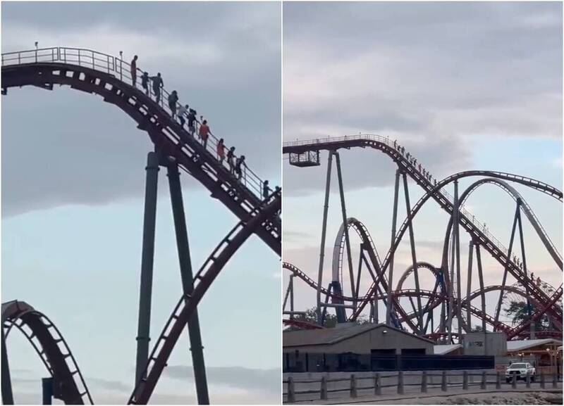 美遊樂園雲霄飛車再出包！開幕1個月內第4次停擺