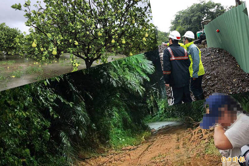 南部風雨災損持續惡化，此次賑災期盼協助受災地區國人早日度過難關。（資料照，本報合成）