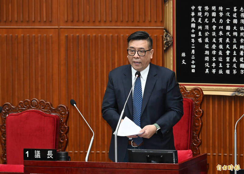 國民黨籍台北市議會副議長葉林傳。(資料照) 國民黨籍台北市議會副議長葉林傳。(資料照)