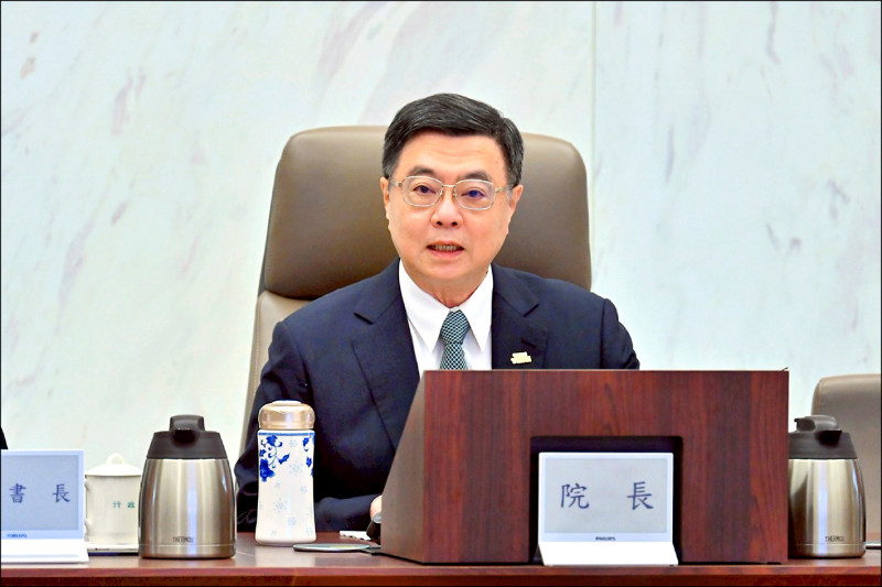 昨天是行政院針對特別條例覆議最後期限,行政院長卓榮泰決定不提覆議,但將在適當時機提釋憲。(行政院提供) 昨天是行政院針對特別條例覆議最後期限,行政院長卓榮泰決定不提覆議,但將在適當時機提釋憲。(行政院提供)