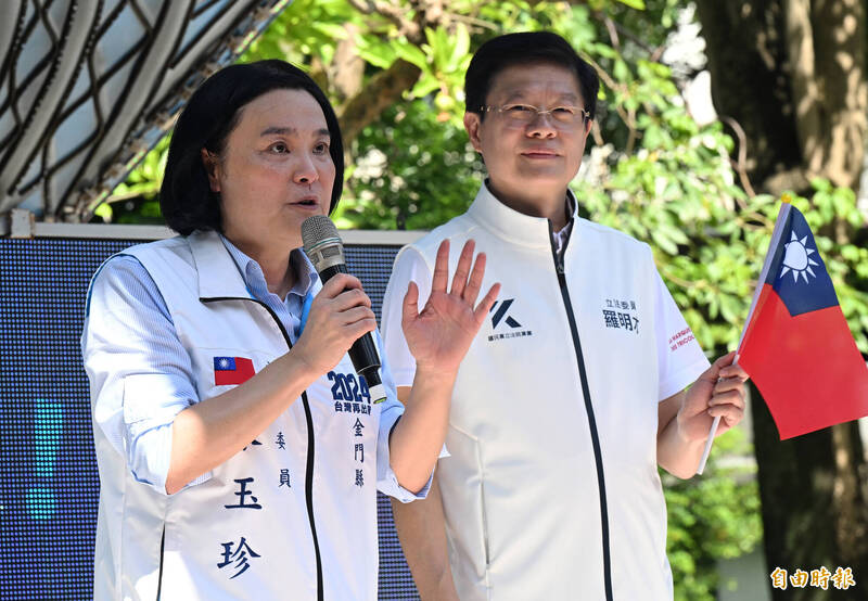 國民黨立委陳玉珍。（記者廖振輝攝）