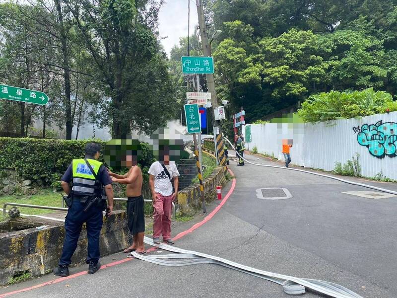 警方釐清事發過程。（記者王冠仁翻攝）