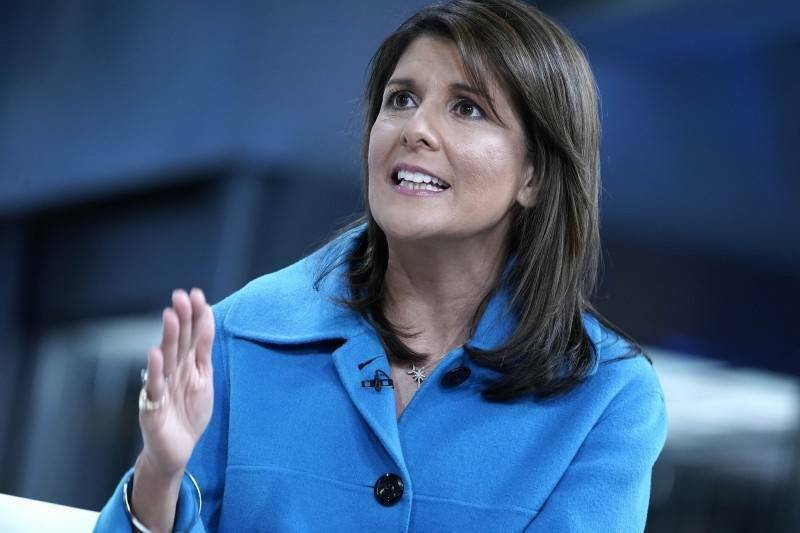 前美國駐聯合國大使海莉(Nikki Haley)。(法新社資料照) 前美国驻联合国大使海莉(Nikki Haley)。 (法新社数据照)