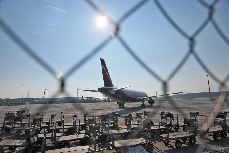 俄羅斯國營「俄羅斯航空公司」（Aeroflot）的空中巴士A321客機。（路透）