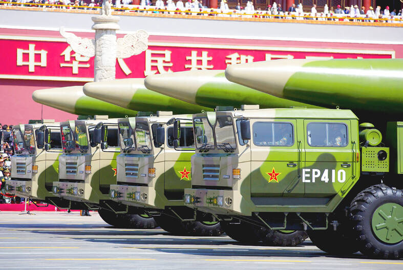 《TAIPEI TIMES》 China rapidly expanding nuclear arsenal: institute