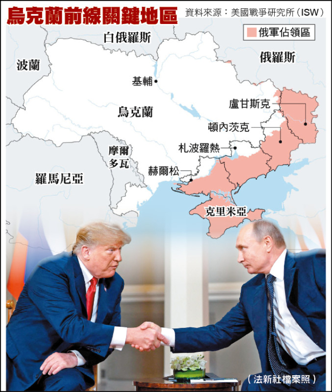 乌克兰前线关键地区