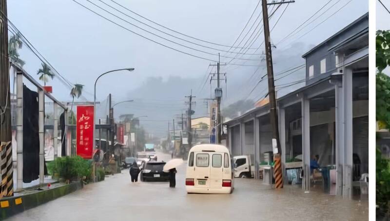 南投竹山強降雨一度淹水 車籠埔雨量179毫米全國最多