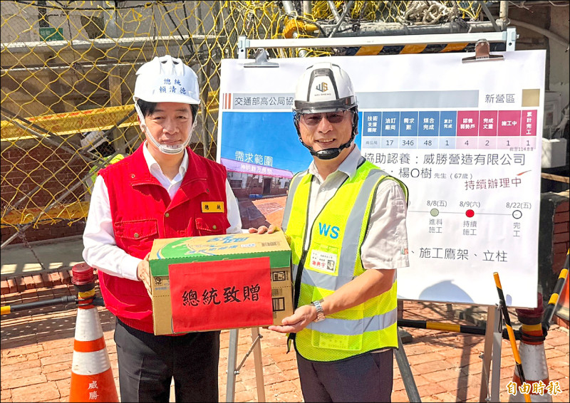台南勘災 賴：毋甘災民受苦