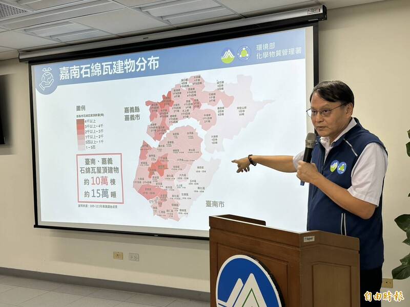 丹娜絲風災首見萬噸級石綿廢棄物 環境部啟動4大行動加速清理