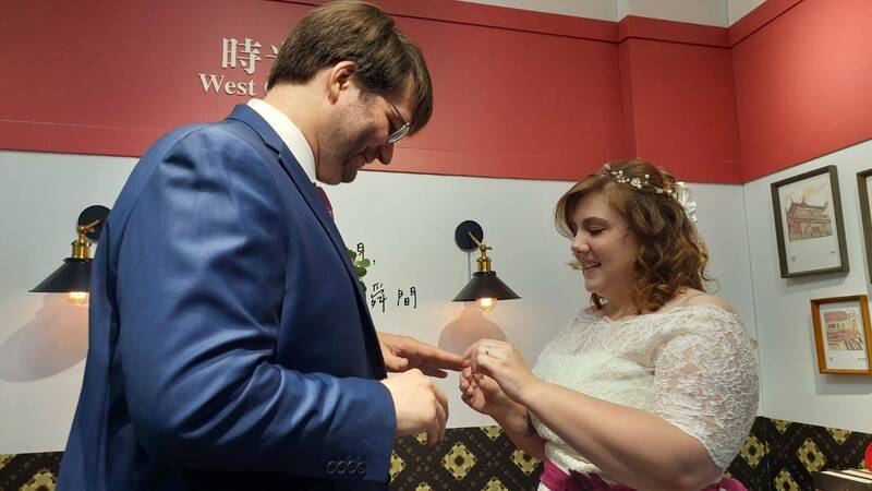 德國新人跨海衝台南結婚 新娘曝超暖原因：心靈故鄉