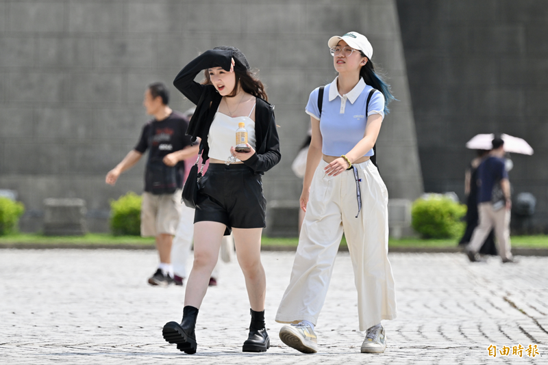 日頭赤炎炎!週五高溫飆35度  紫外線指數爆表