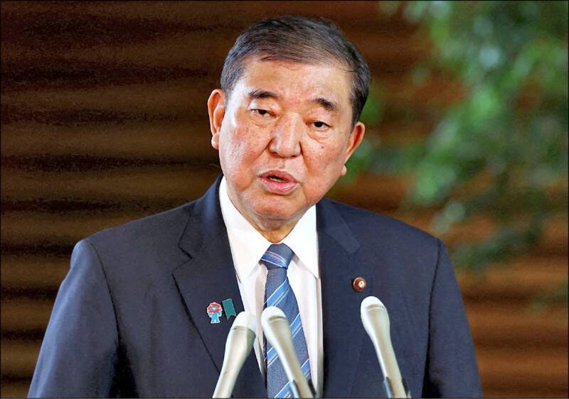 日本首相石破茂。（路透資料照）