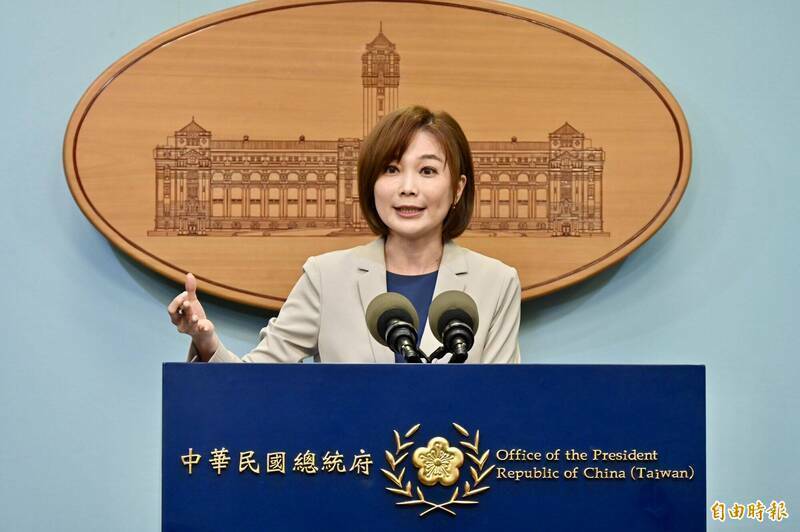 總統府發言人郭雅慧。（資料照）
