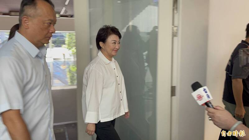 盧秀燕明天將請假輔選反罷免。（記者蘇孟娟攝）