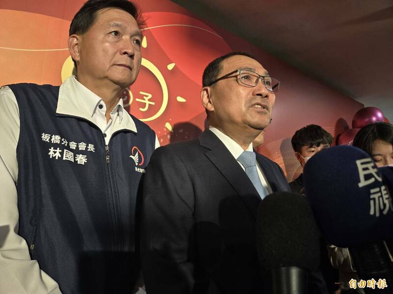 傳勸進李四川參選新北市長 侯友宜：想為新北打拚的人都鼓勵