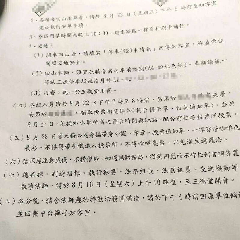 Mobilize Mage: Ma Wenjun Vote Controversy – Zhongtai Zen Temple Documents