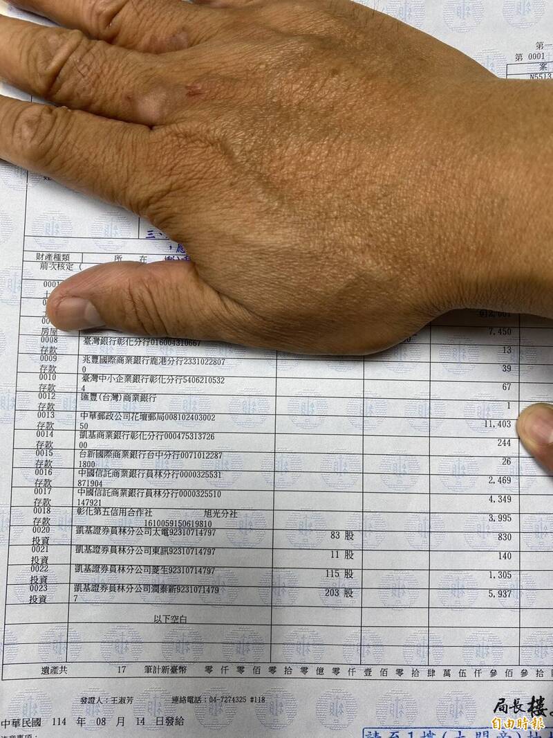 獨家》怕亡弟帳戶變人頭！彰化男辦銀行結清來回跑控戶政不便民- 生活- 自由時報電子報