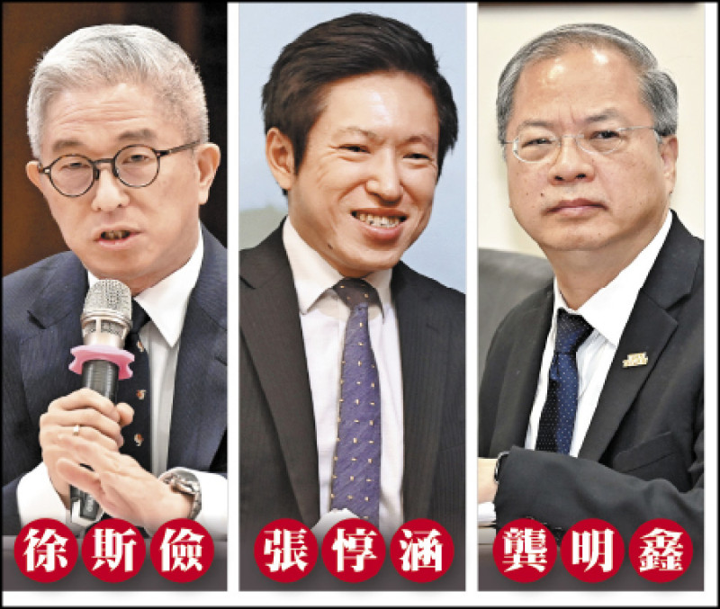 政府人事調整 龔明鑫任經長 張惇涵接政院秘書長 徐斯儉內定駐美代表