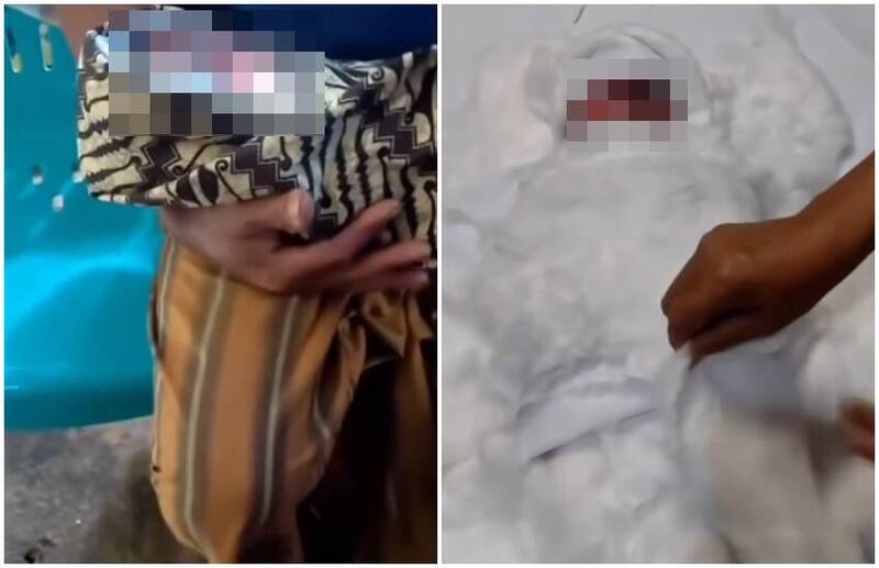 印尼北蘇門答臘省（North Sumatra）近日發生一起駭人的分娩事故，一名新生兒在接生過程中「身首異處」，令人難過的影片在網上造成瘋傳。（圖翻攝自臉書Mora Monza）
