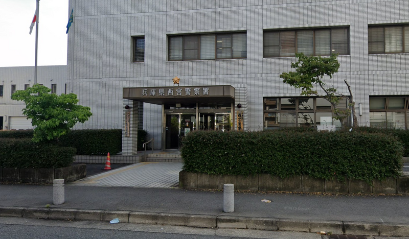 日本兵庫縣西宮市民宅發生砍人案，造成3名老人受傷送醫。西宮警察署示意圖。（圖擷自Google街景）