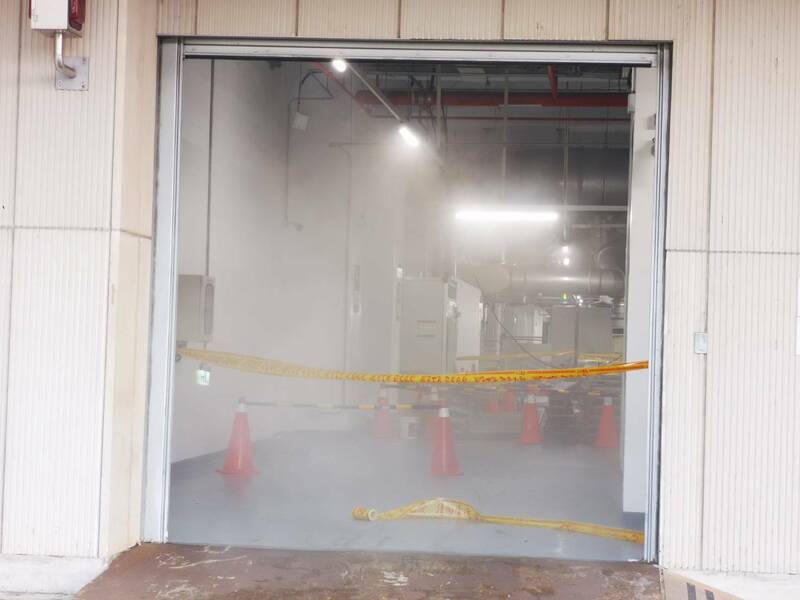 美光科技傳出廢氣外洩意外。（民眾提供）