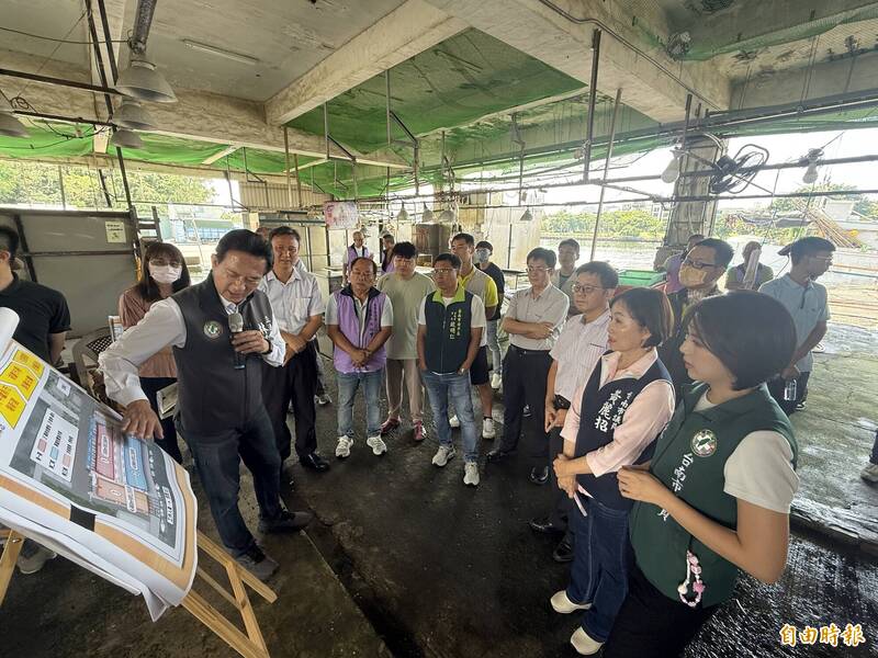 台南安平魚市場年久崩壞危險 重建計畫拚2028年臨時拍賣場完工