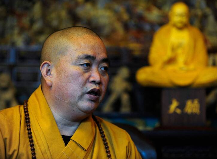 少林寺前住持釋永信。（法新社檔案照）