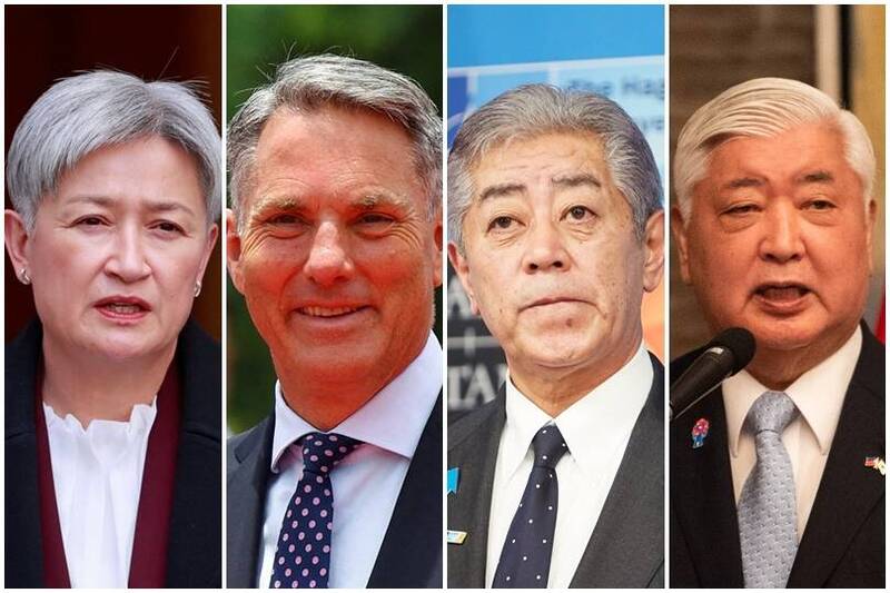 日澳2+2會談聯合聲明草案 籲「遏止中國武力單方面改變現狀」