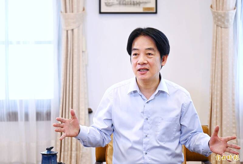 賴清德總統接受自由時報獨家專訪表示，美國關稅在等最後的總合性會議，我方也不斷向美方表達，希望儘速完成（談判），同時不疊加關稅。（記者方賓照攝）