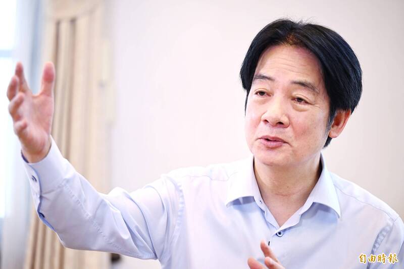 賴清德總統接受自由時報獨家專訪時指出，政府從蔡英文總統任內到他上任以來，持續推動加薪、減稅、增福利。（記者方賓照攝）