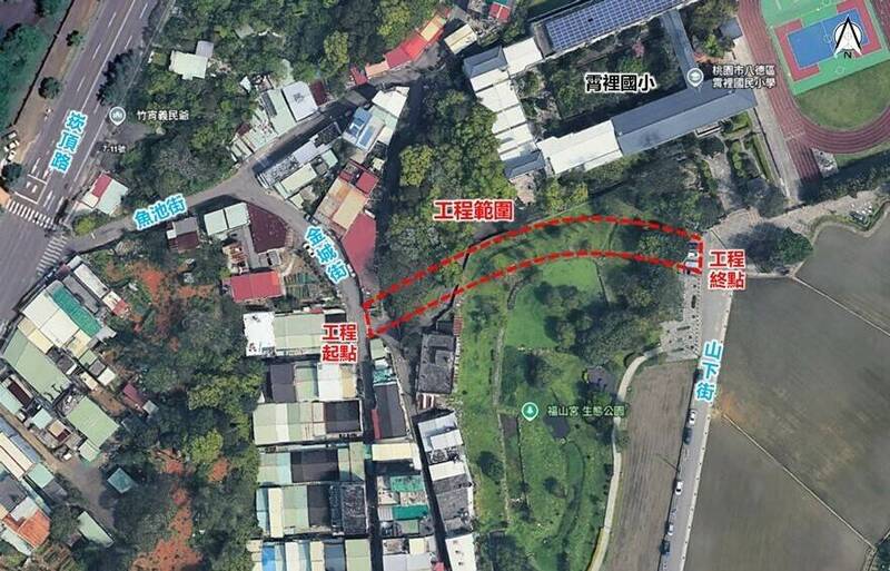桃市八德區金城街至山下街規劃新闢道路 打造都市綠地低碳示範路段