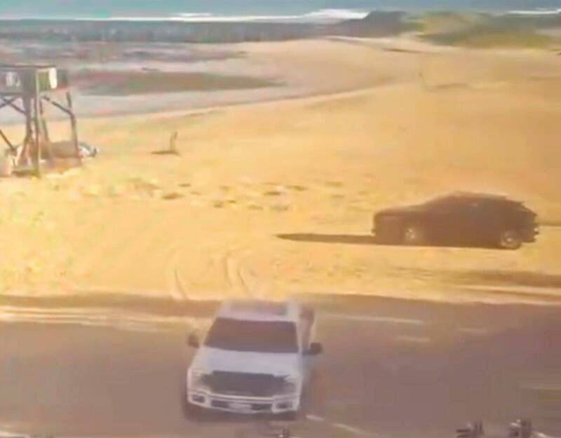 車輛擅闖門沙灘狂飆 澎管處蒐證將開罰