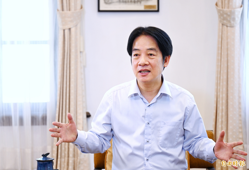 臉書分享自由時報專訪  賴清德：重整步伐鎖定四個優先！