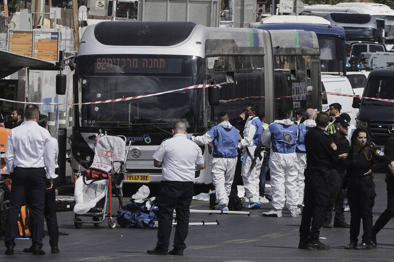 耶路撒冷公車站槍案釀6死 槍手為巴人、警定調為恐攻