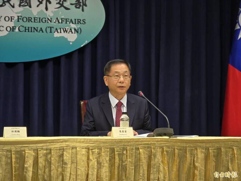 外交部次長葛葆萱。（記者方瑋立攝）