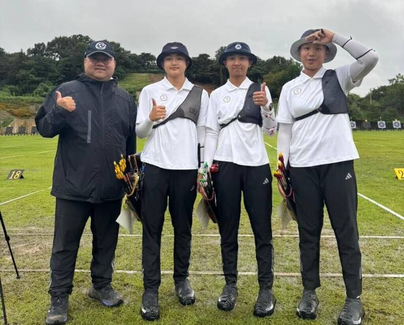 《TAIPEI TIMES》 Taiwan wins women’s team recurve gold at World Archery Championships