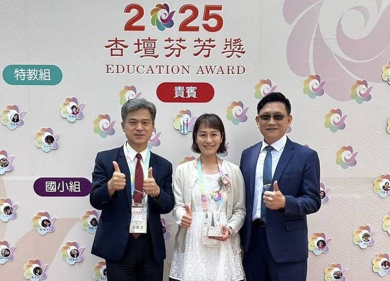 教育工作者桂冠 曾文農工陳靜怡獲教育部「2025杏壇芬芳獎」