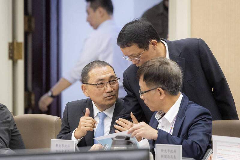 赴行政院提財劃法意見 侯友宜：事權分配先釐清、補助須合理