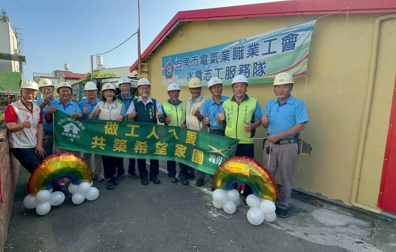 助台南弱勢戶修繕風災屋 做工行善團完成第29戶