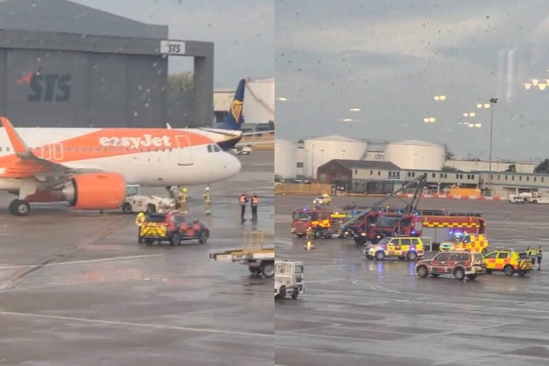 英國易捷航空班機還沒起飛就停飛 竟是因為「出車禍」