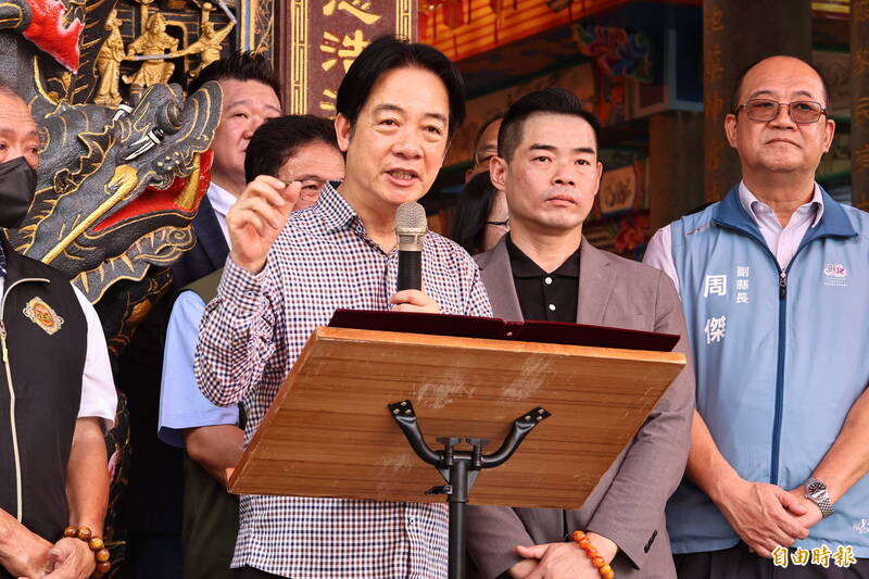 賴清德福安宮參香 宣示三大使命「一定要把台灣顧好」